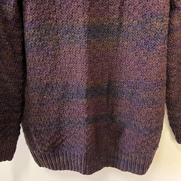 10 Crosby Derek Lam Burgundy Wool Blend Oversized V Neck Button Up Cardigan - Picture 5 of 9